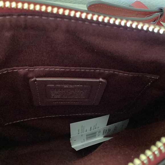 NWT Coach Mini Rowan Crossbody Bag & Matching Wallet Set - Red - Picture 14 of 16